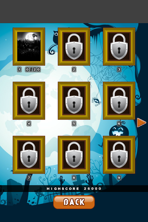 Pyramid Solitaire on Halloween Screenshot2