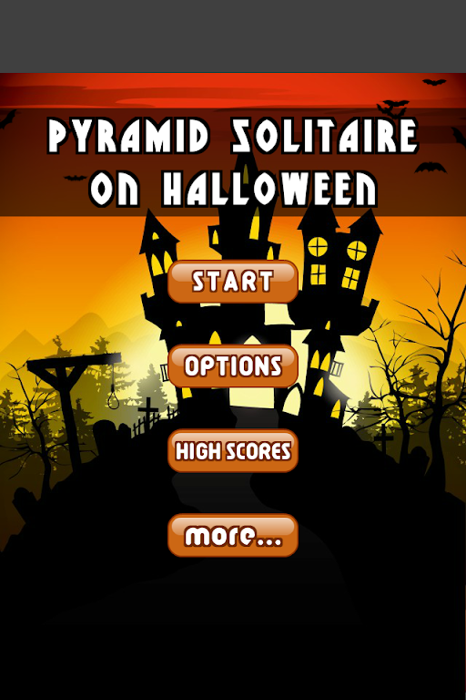 Pyramid Solitaire on Halloween Screenshot1