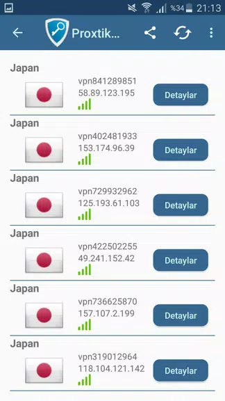 Proxtik Free VPN Screenshot4