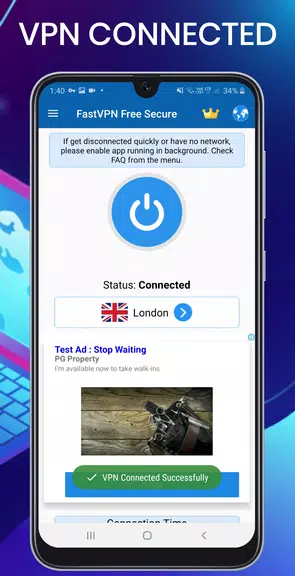 Fast VPN - Free Secure VPN, Fr Screenshot2