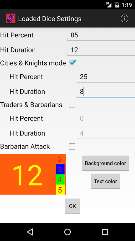 Loaded Dice of Catan Screenshot2