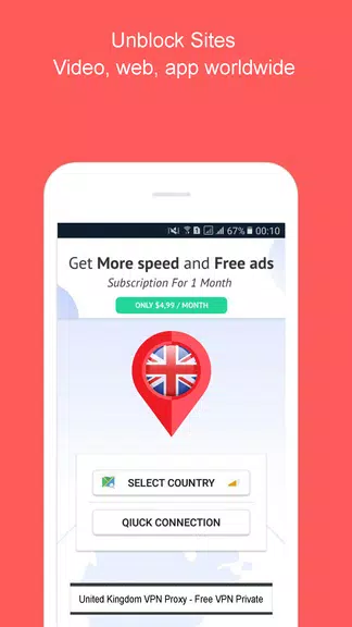 United Kingdom VPN Proxy - Free VPN Private Screenshot2