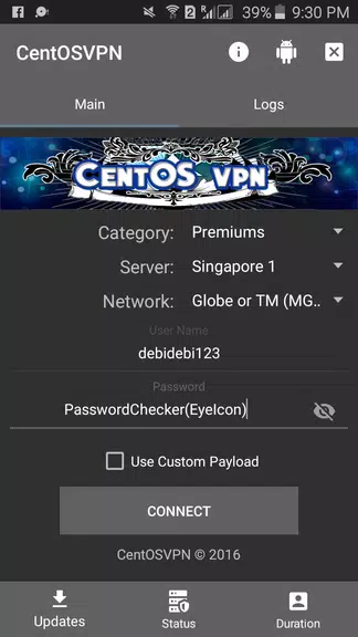 Centos VPN Screenshot1