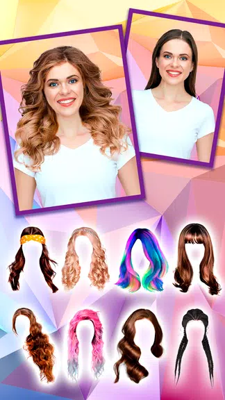 Woman Hairstyle Photo Editor Screenshot3