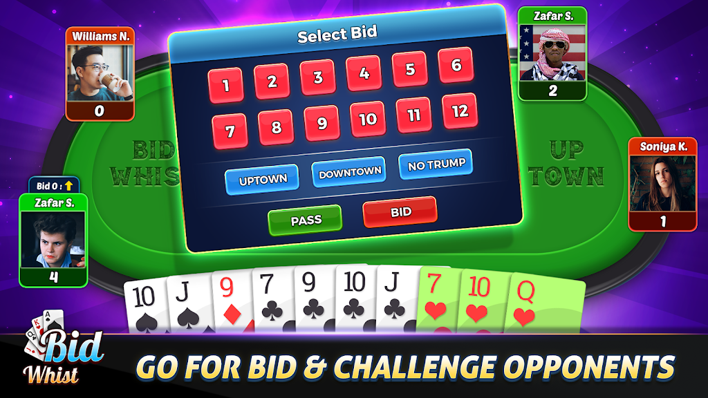 Bid Whist Classic Spades Games Screenshot2