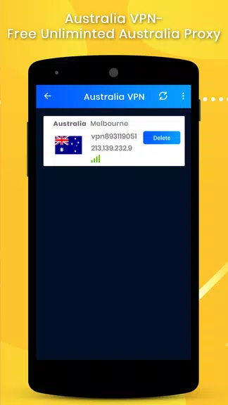 Australia VPN-Free Unlimited Australia Proxy Screenshot3