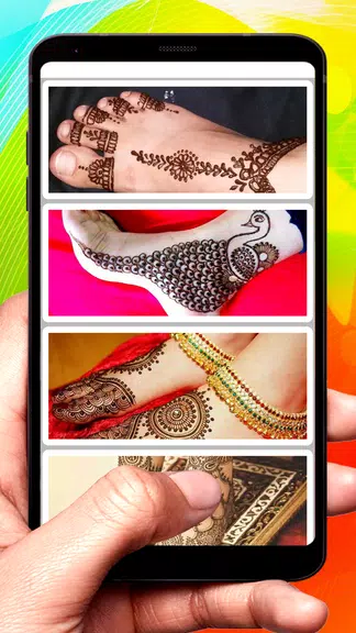 Foot Feet Leg Mehndi Designs Screenshot1