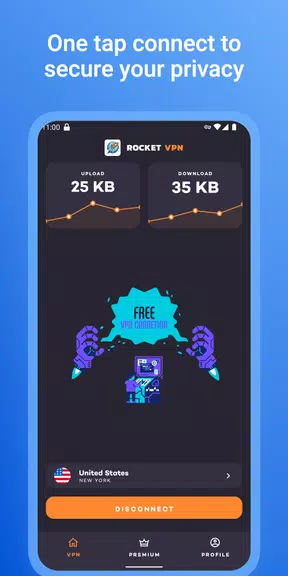 Rocket VPN - Fast & Secure VPN Screenshot3