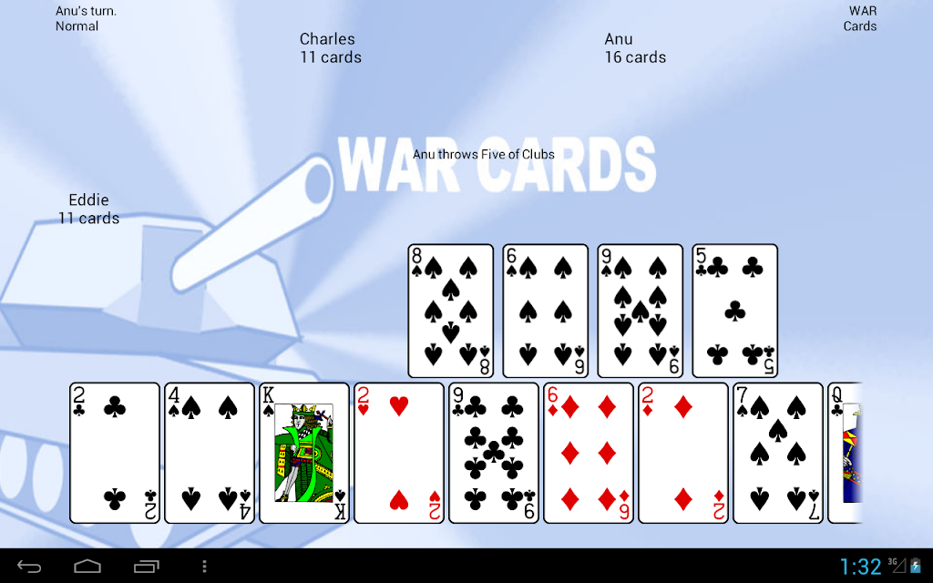 WAR Cards Screenshot3