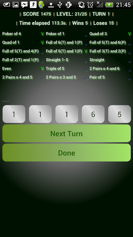 Doms roll dice poker game free Screenshot4