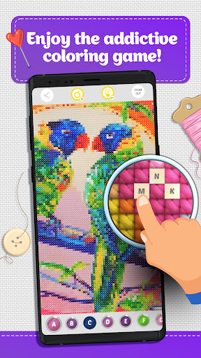 Cross Stitch Coloring Art Screenshot1