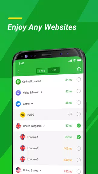 Flash VPN – Free VPN & Fast Unlimited VPN Screenshot3