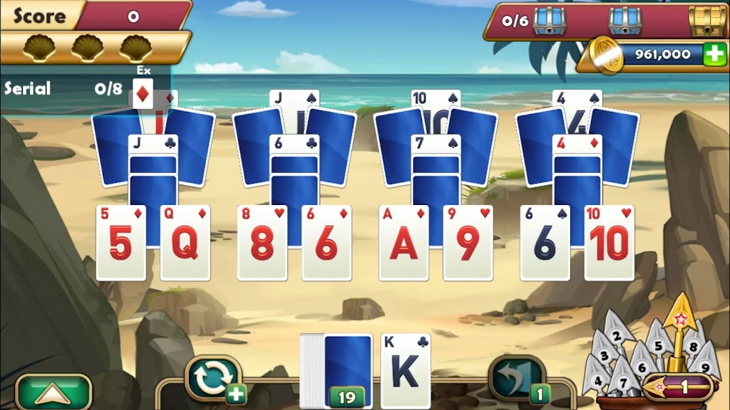 Seagirt Solitaire Screenshot1