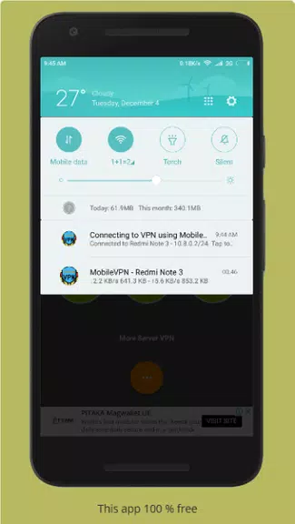 Mobile VPN - Free VPN Unlimited Screenshot3