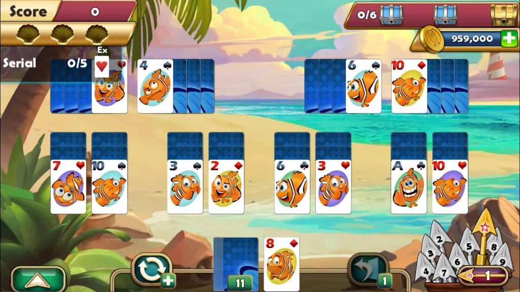 Seagirt Solitaire Screenshot4