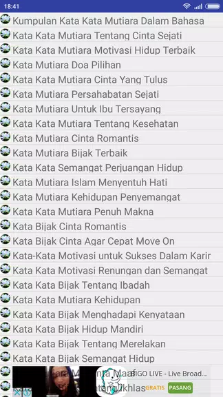 Kumpulan Kata Mutiara Bijak Screenshot2