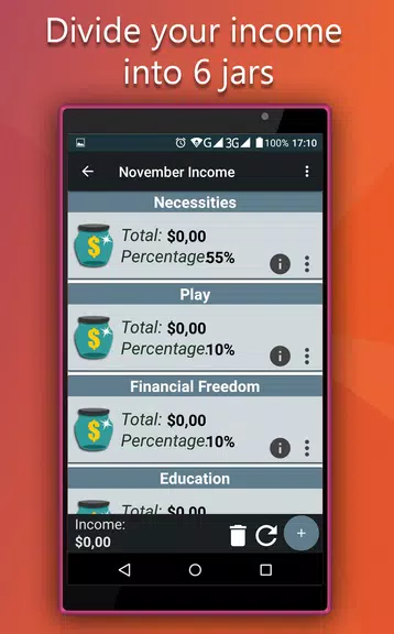 6 Jars Savings, Manage Money t Screenshot4