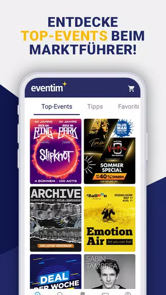 EVENTIM DE: Tickets for Events Screenshot1