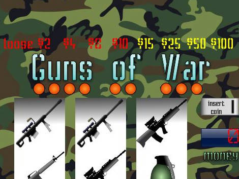 Guns of War Slot Machine Screenshot1