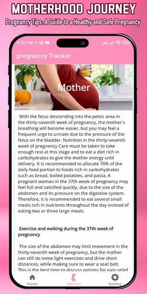 Pregnancy Tracker & calculator Screenshot4