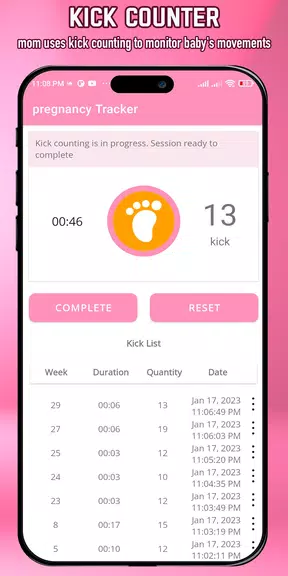 Pregnancy Tracker & calculator Screenshot2