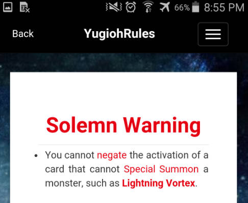 Yugirules [Card Rulings] Screenshot3