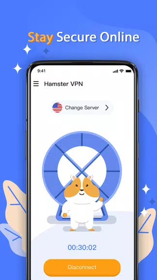 VPN Hamster-unlimited & security VPN proxy Screenshot1