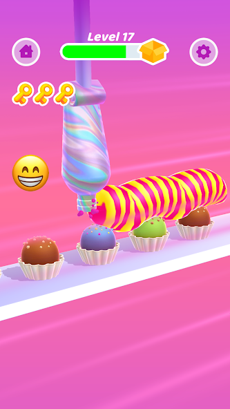 Perfect Cream: Cake Games Mod Screenshot3