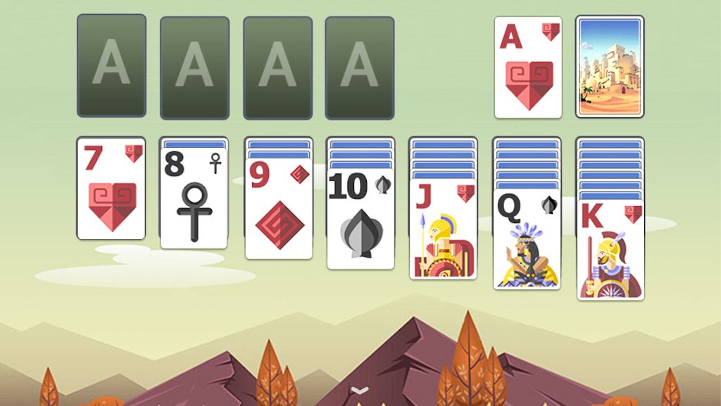 Solitaire Ancient Fable Theme Screenshot3