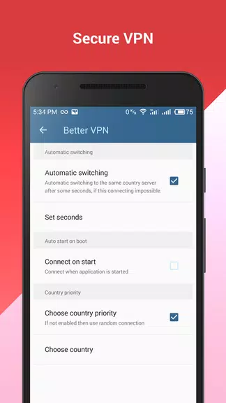 Better VPN -Free Unlimited VPN & WiFi Privacy Screenshot2