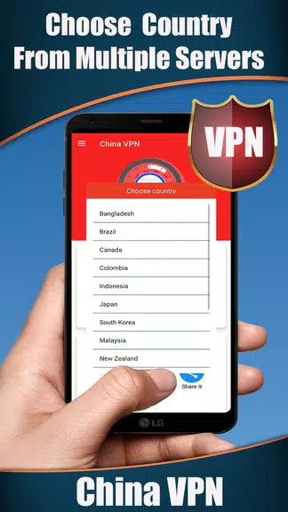 China VPN - Get Fast & Free Chinese IP Screenshot3