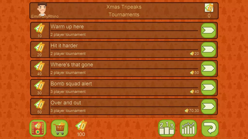 Xmas TriPeaks, card solitaire Screenshot3