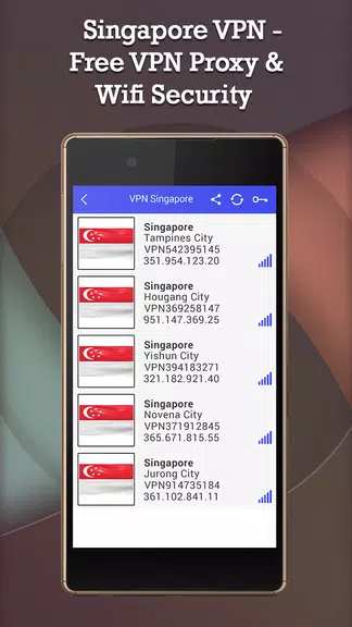 Singapore VPN - Free VPN Proxy & Wifi Security Screenshot3