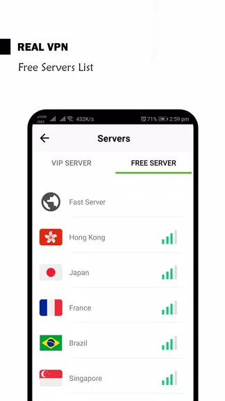 Real VPN – Super Unlimited Fas Screenshot3