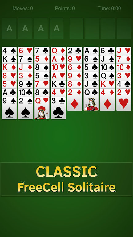 FreeCell Solitaire Card Game Screenshot1