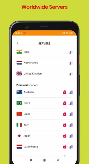 VPN INDIA - Free VPN Super unlimited proxy Hotspot Screenshot2