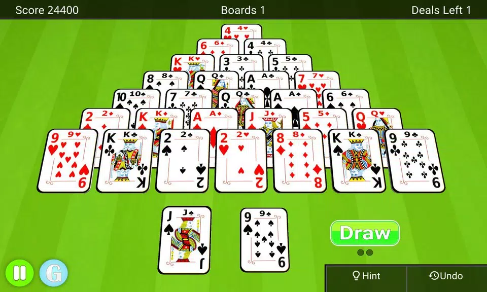 Pyramid Solitaire 3D Screenshot1