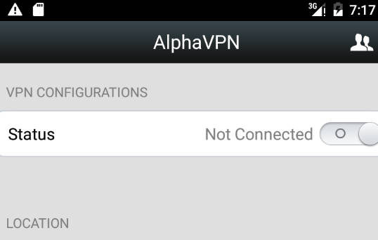 AlphaVPN - free & unlimited Screenshot1