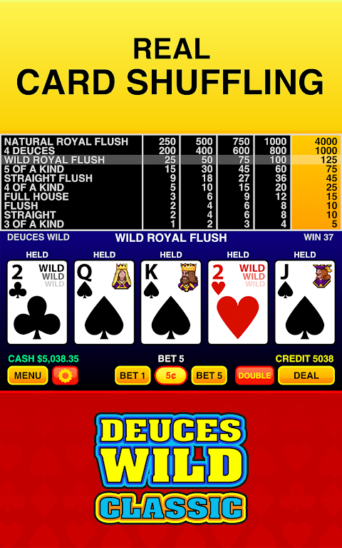 Deuces Wild Classic - Casino Vegas Video Poker Screenshot3