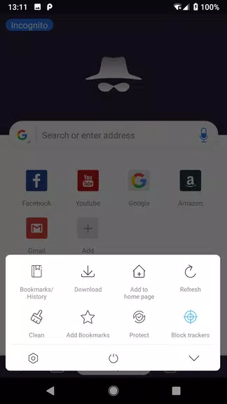 Private Browser - Incognito Window with VPN Screenshot2