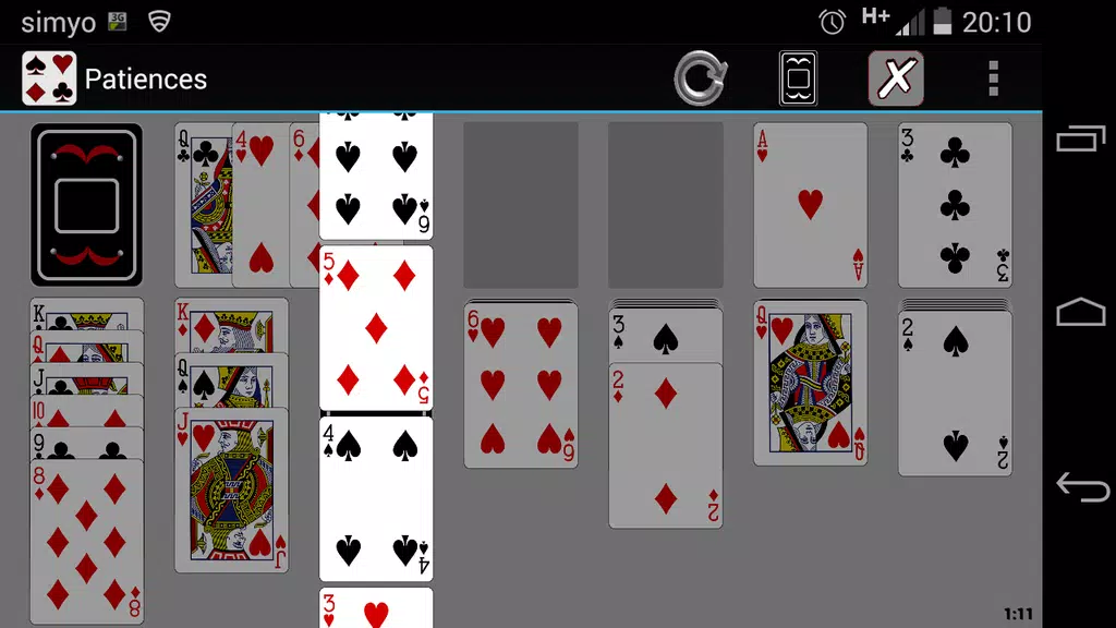 Patiences: 4 casual card games Screenshot2