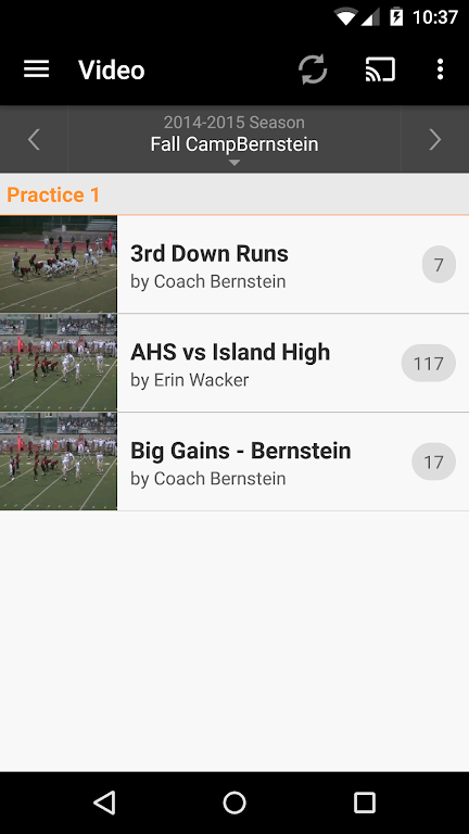 Hudl Screenshot3