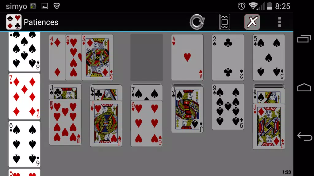 Patiences: 4 casual card games Screenshot3