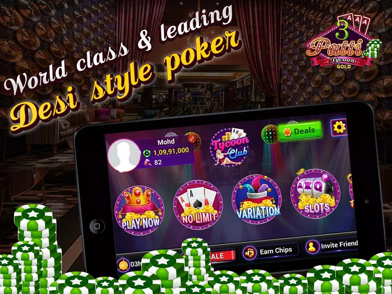 Teen Patti Tycoon Gold Indian Poker Screenshot1