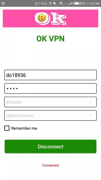 OK VPN - One Click Connect Screenshot2