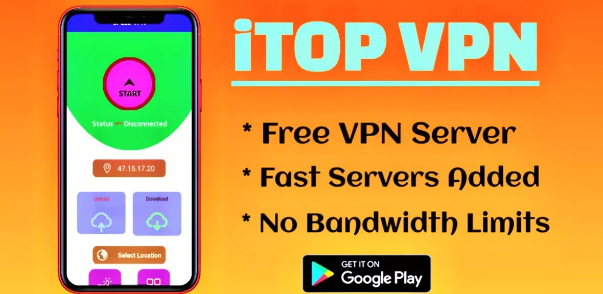 iTop VPN - Fast & Secure VPN Screenshot1