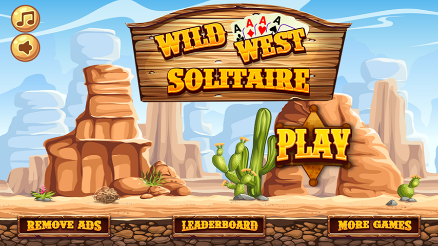 Wild West Tri Peaks Solitaire Screenshot1