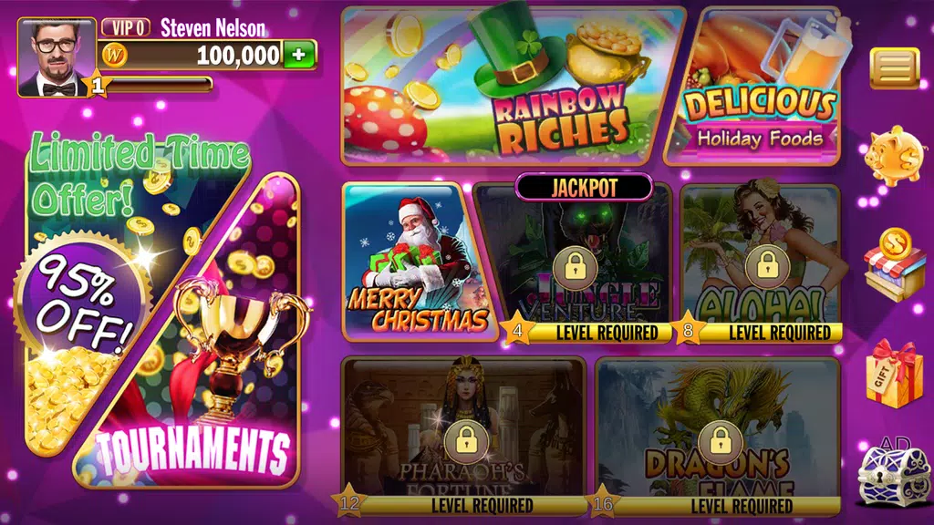 OFFLINE Las Vegas Slots: Casino's Chicken Dinner Screenshot2