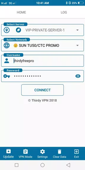 Thirdy SSH+SSL VPN Screenshot1