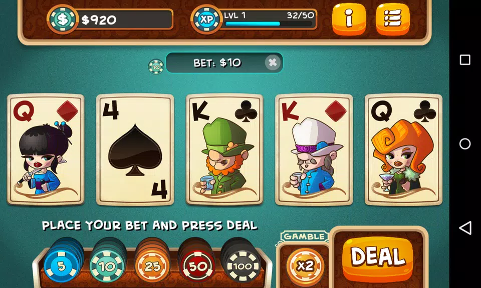 Video Poker - Aranea Screenshot2